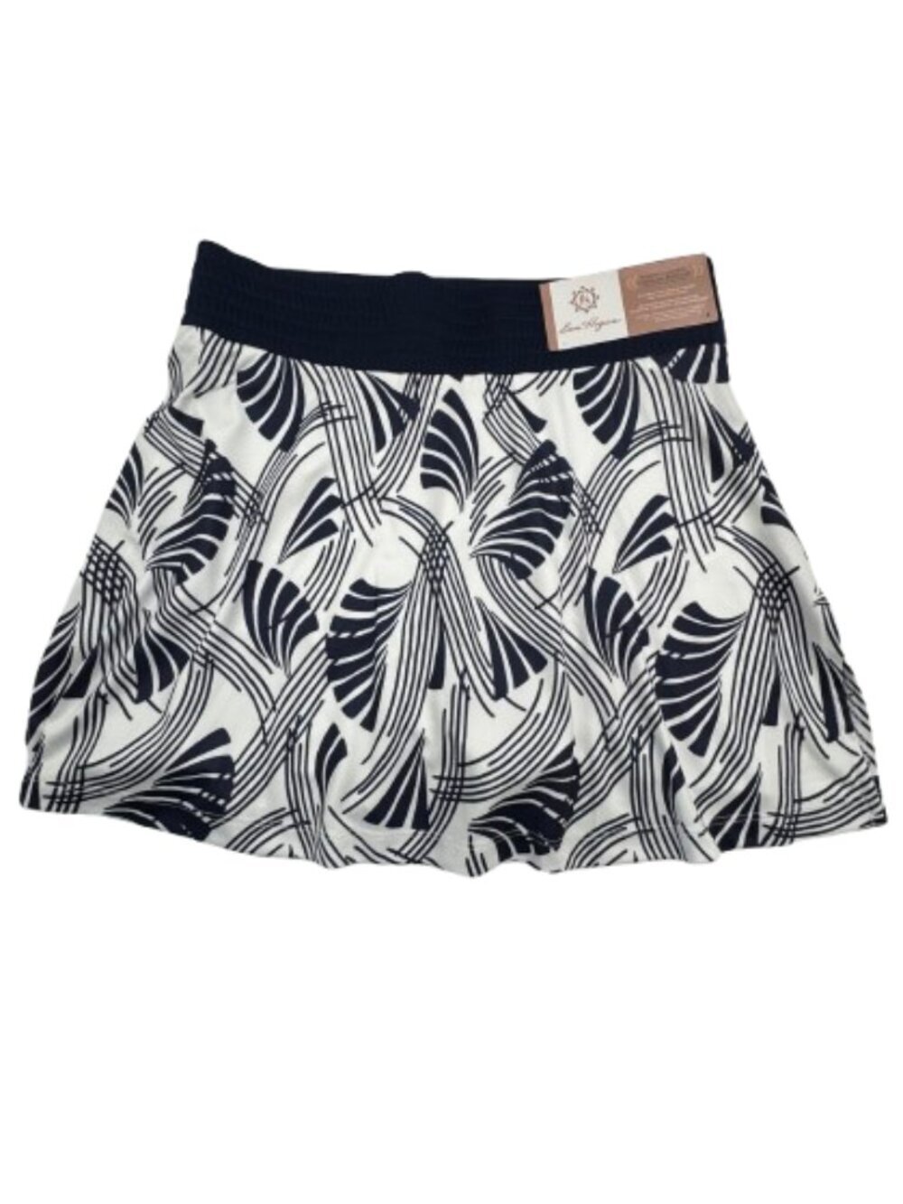 NWT Ben Hogan Navy & White Patterned Tummy Control Golf Skort Size Small